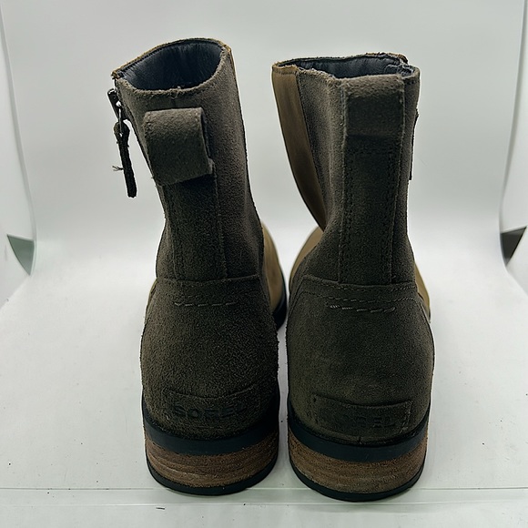 Sorel Dark Brown Leather/Suede Chukka Boots Booties Shoes **Size 11** 🌸🌸 - Picture 5 of 8